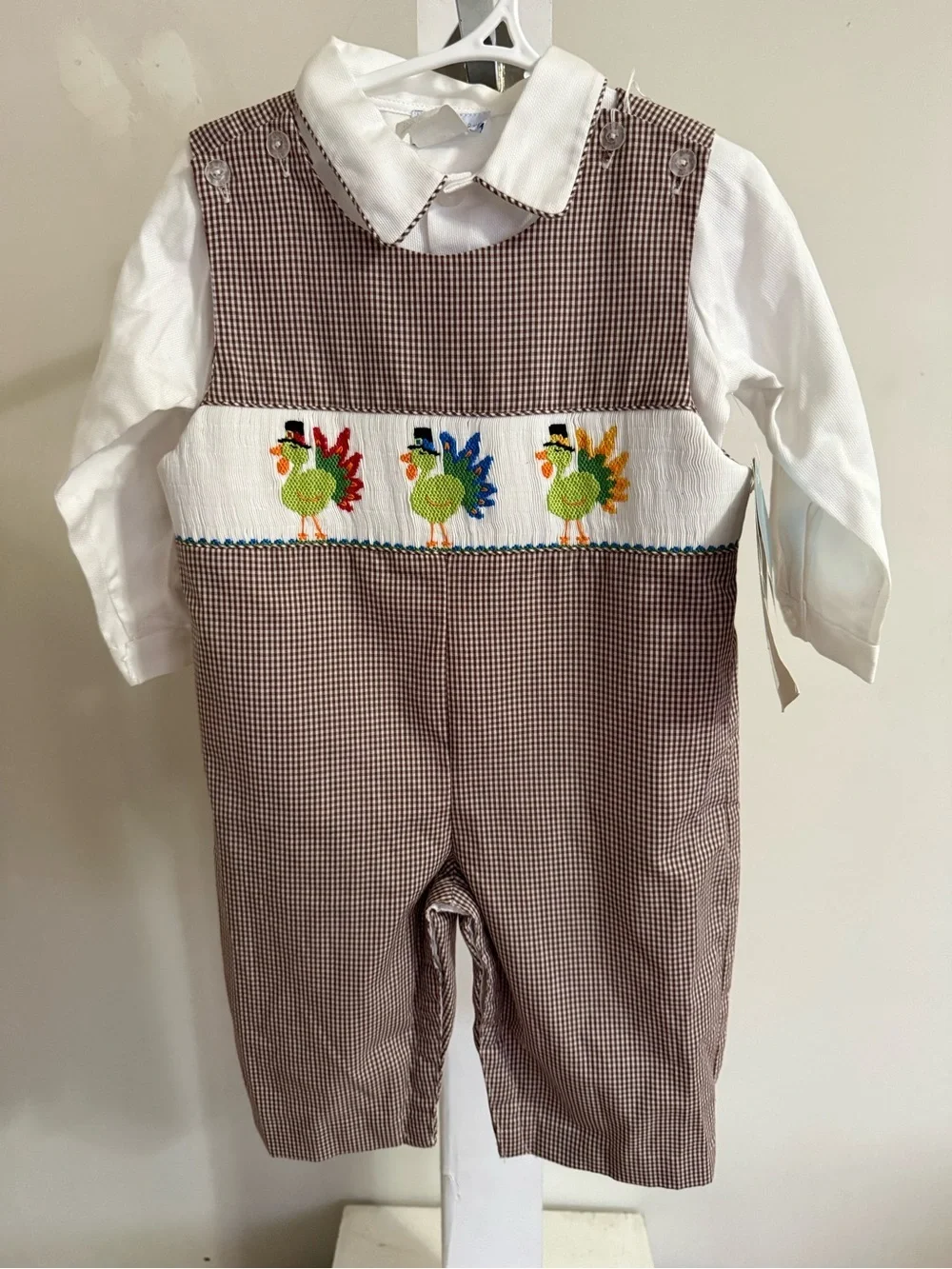 NWT Vive la Fete Smocked Thanksgiving Outfit
